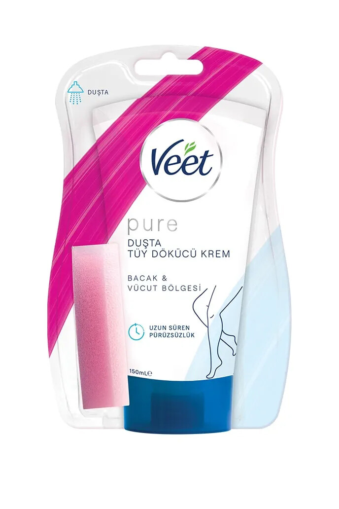 Veet Pure 150ml Duşta Tüy Dökücü Krem Hassas Ciltler