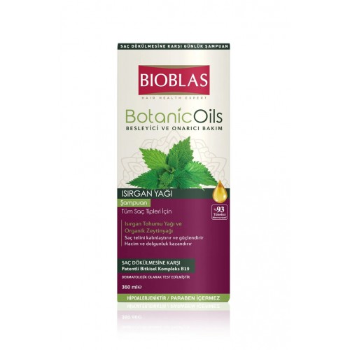 Bioblas Botanic Oils Isırgan İnce Telli Ve Zayıf Saçlar 360 Ml