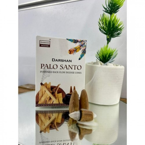 Darshan Palo Santo Ağaci Geri Akış Şelale 10'lu Tütsü Mumu