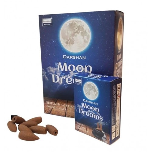 Darshan Moon Dreams Geri Akış Şelale 10'lu Tütsü Mumu