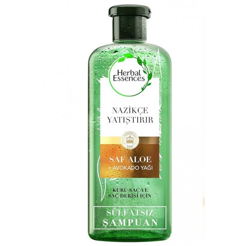 HERBAL ESSENCES Sülfatsız Şampuan Saf Aleo Ve Avokado Yağı 380 Ml