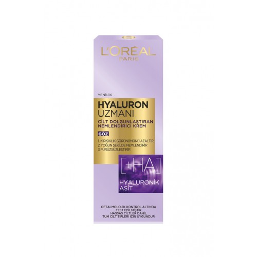 Loreal Paris Hyaluron Uzmanı Nemlendirici Göz Çevresi Kremi 15 ml