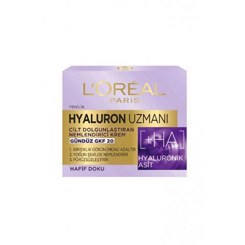 Loreal Paris Hyaluron Uzmanı Cilt Dolgunlaştıran Nemlendirici Gündüz Kremi 50 ml