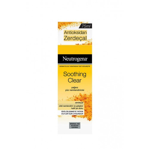 Neutrogena Soothing Yağsız Yüz Nemlendiricisi 75 ml