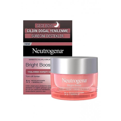 Neutrogena Bright Boost Yaşlanma Karşıtı Gece Kremi 50 ml