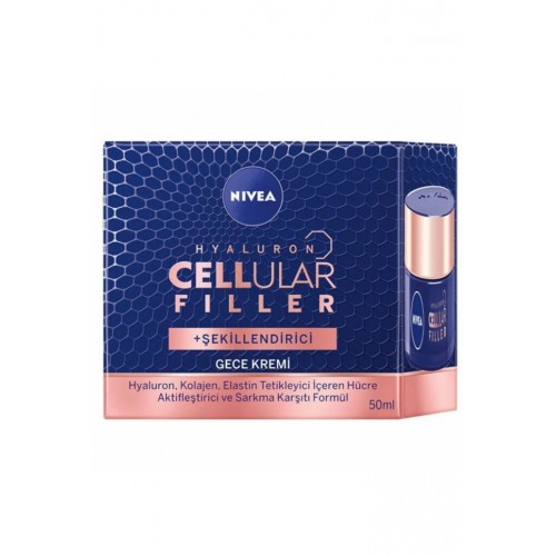 Nivea Hyaluron Cellular Filler Şekillendirici Gece Kremi 50 ml