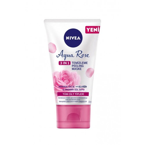 Nivea Aqua Rose 3in1 Peeling Maske 150ml