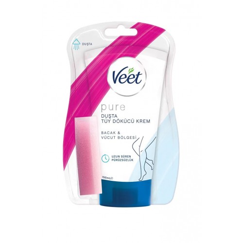 Veet Pure 150ml Duşta Tüy Dökücü Krem Hassas Ciltler