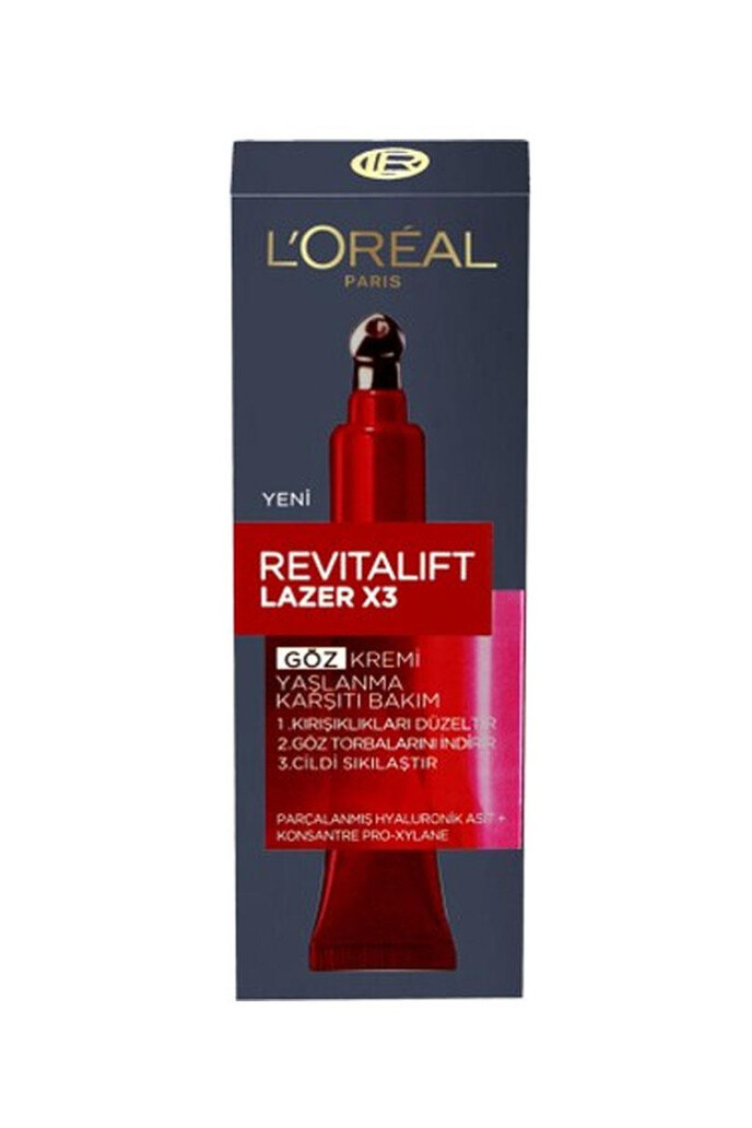 Loreal Paris Revitalift Lazer x3 Göz Bakım Kremi 15 ml