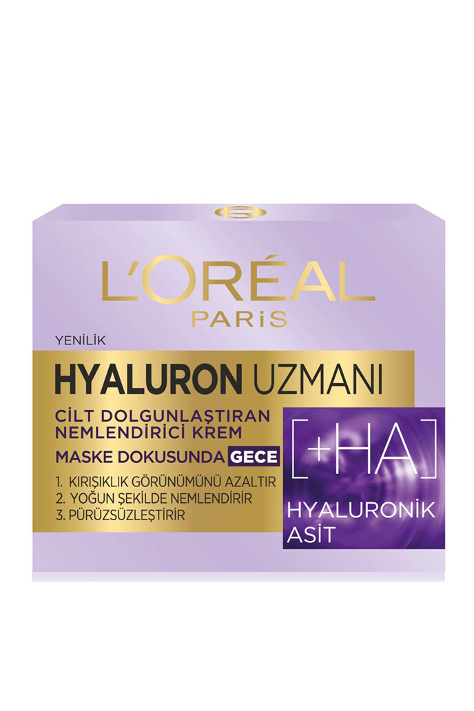 Loreal Paris Hyaluron Uzmanı Dolgunlaştırıcı Gece Kremi 50 ml