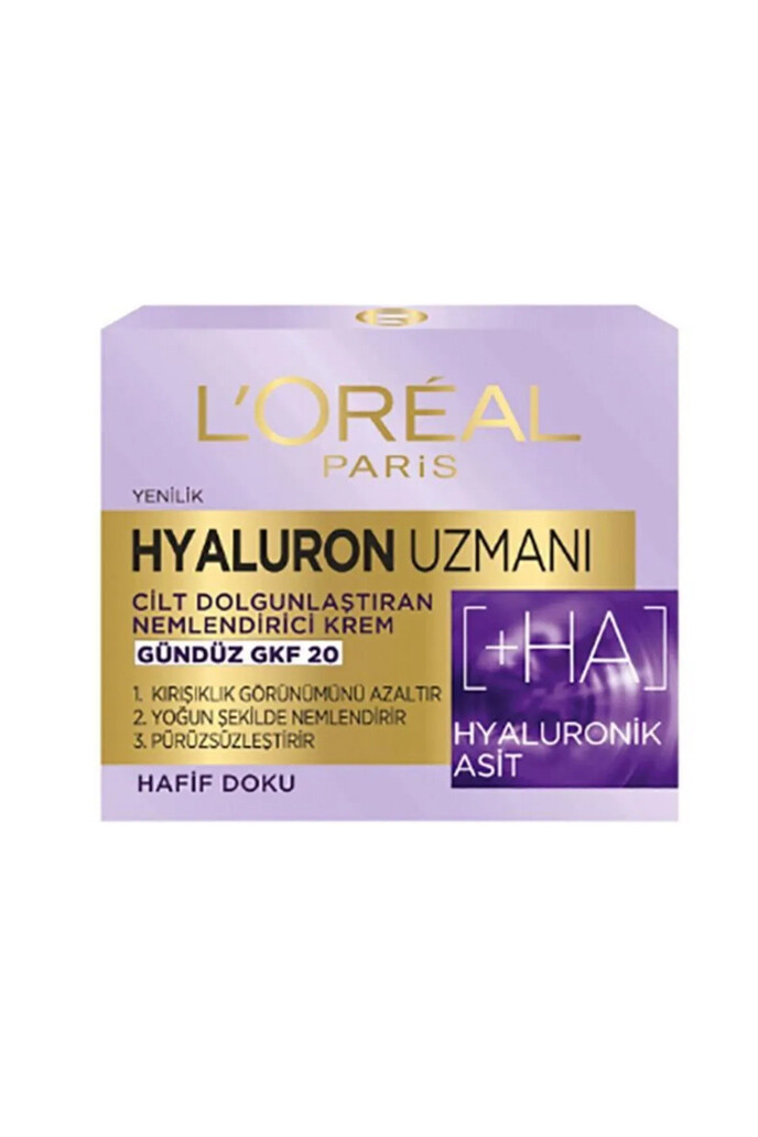 Loreal Paris Hyaluron Uzmanı Cilt Dolgunlaştıran Nemlendirici Gündüz Kremi 50 ml