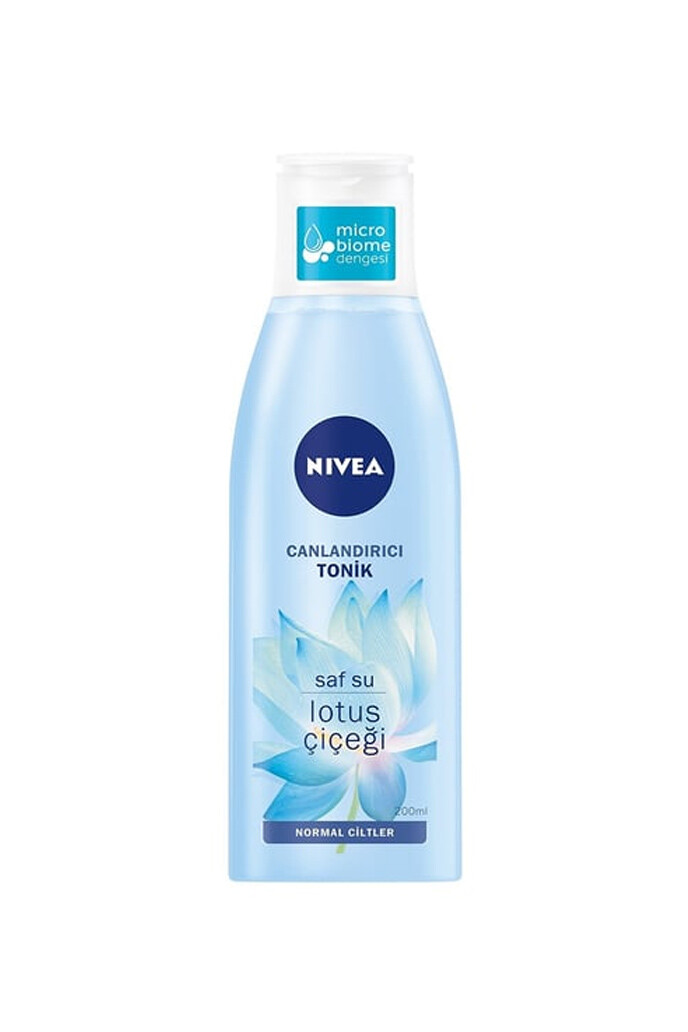 Nivea Canlandırıcı Tonik 200 ml Normal Ciltler Yüz Temizleme Saf Su Ve Lotus Çiçeği