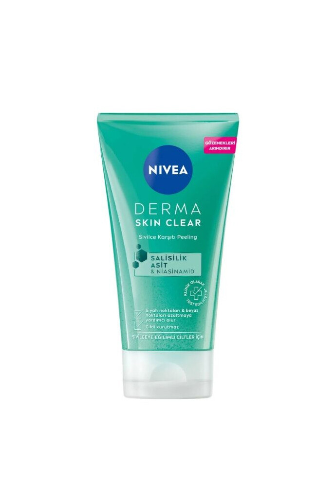 Nivea Derma Skin Clear Sivilce Karşıtı Yüz Temizleyici Peeling 150 Ml
