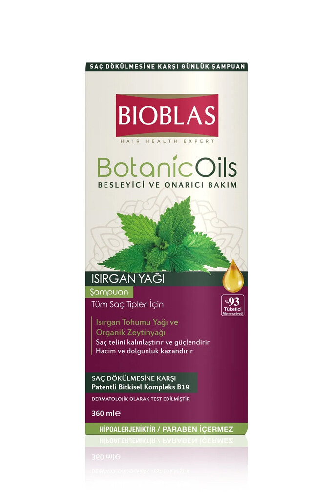 Bioblas Botanic Oils Isırgan İnce Telli Ve Zayıf Saçlar 360 Ml