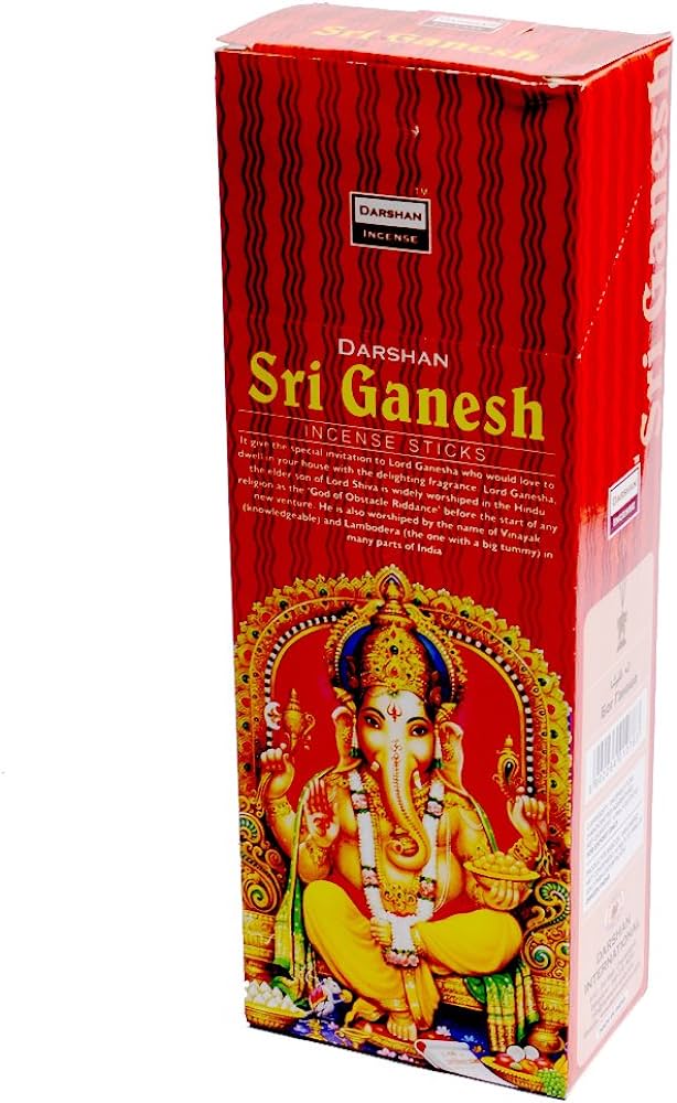 Darshan Sri̇ Ganesh  20li Çubuk Tütsü