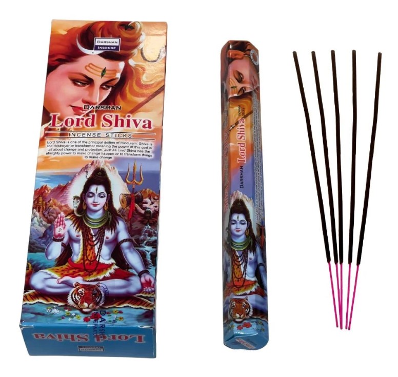 Darshan Lord Shi̇va  20li Çubuk Tütsü