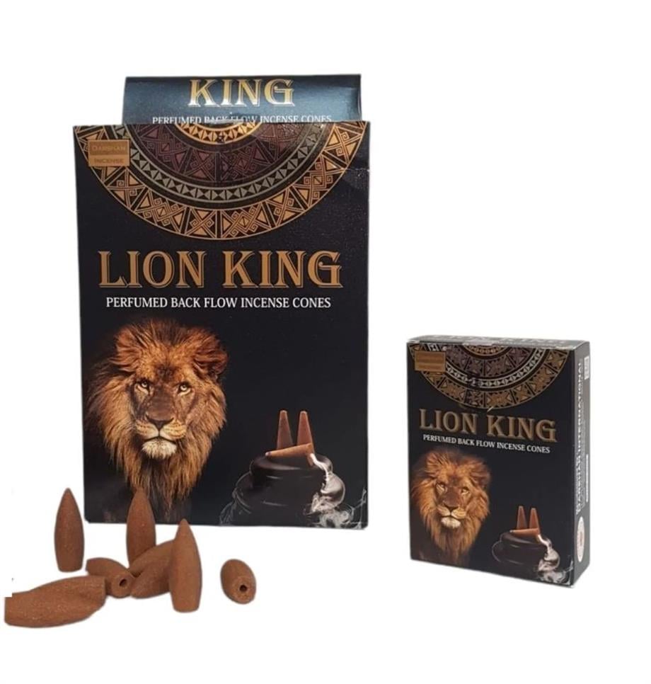 Darshan Li̇on Ki̇ng Geri Akış Şelale 10lu Tütsü Mumu