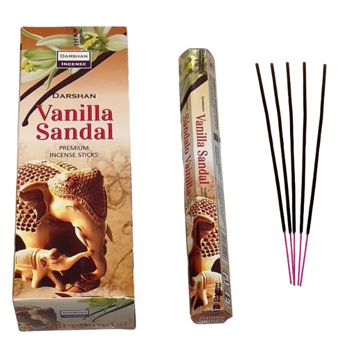 Darshan Vani̇lla Sandal Ağaci  20li Çubuk Tütsü