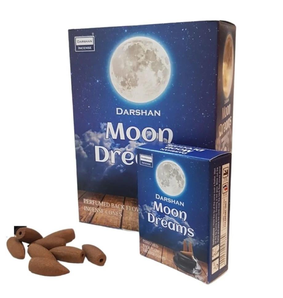 Darshan Moon Dreams Geri Akış Şelale 10lu Tütsü Mumu